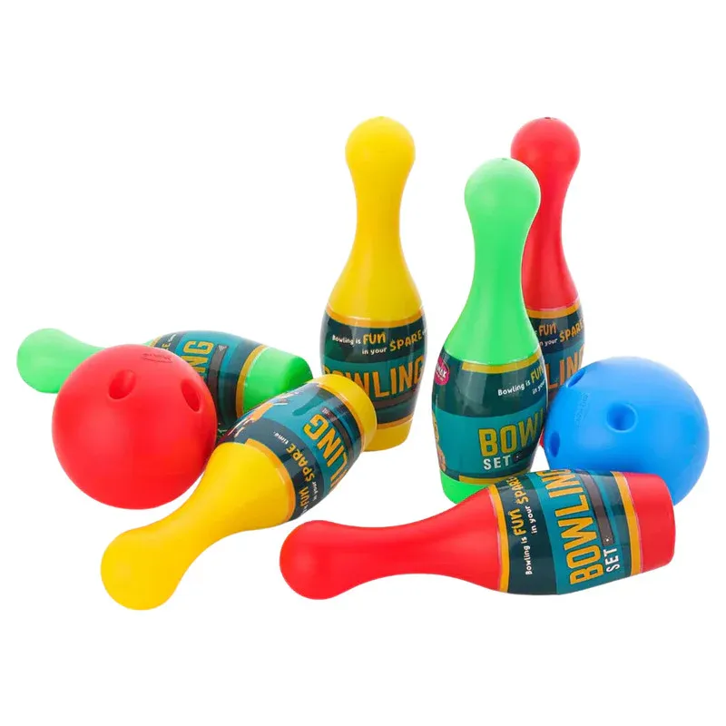 Aditi Kids Indoor Bowling Set with Colorful Pins & Soft Balls - Detailed Feature View 4
