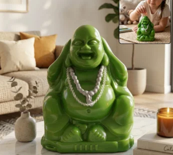 Laughing Buddha Money Bank Coin Saving Box – Decorative Piggy Bank