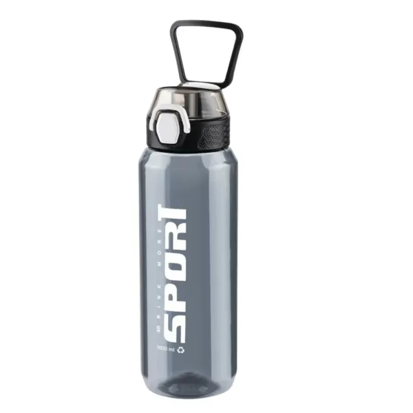 1 L Sports Water Bottle – Leak-Proof & Motivational