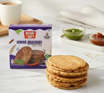 Naasta Baasta Jowar Bhakhari – Millet Based Ready to Eat Crispy Indian Snack (200 Gm)