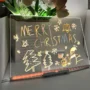 Premium LED Message Writing Board 6×6 Inch with 7 Neon Markers USB - Buy Online at Alikart