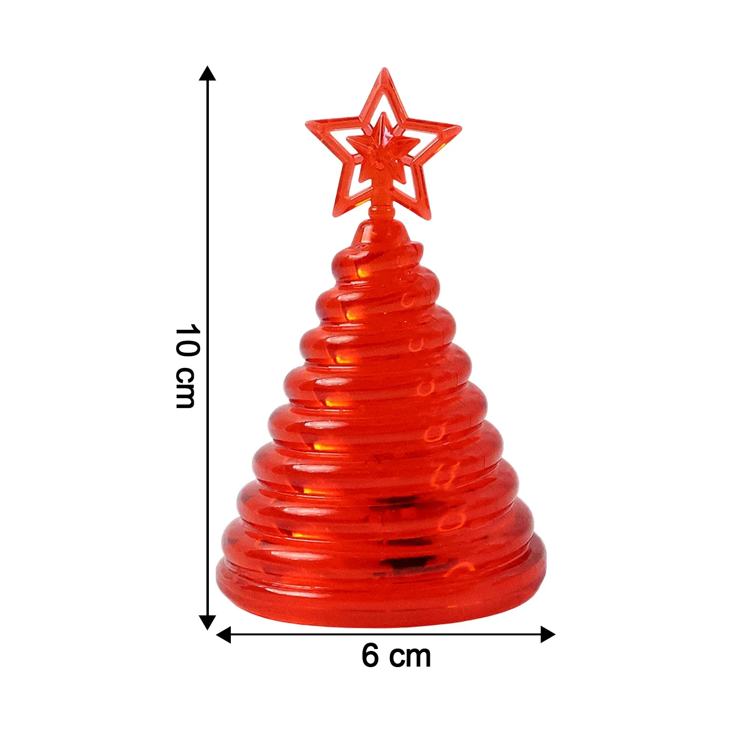 Premium LED Glowing Spiral Christmas Tree Night Lamp (1 Pc) - Detailed Feature View 3