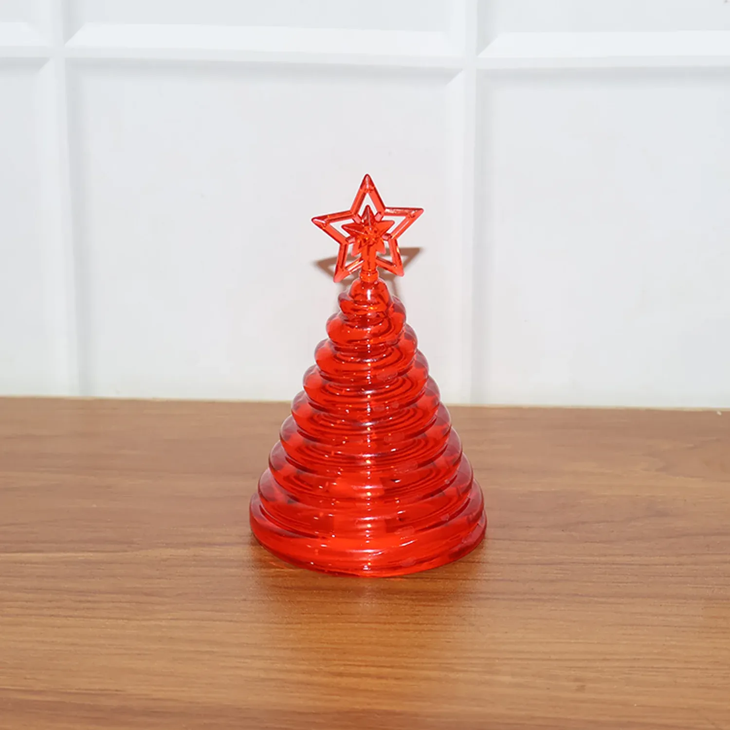 Premium LED Glowing Spiral Christmas Tree Night Lamp (1 Pc) - Detailed Feature View 7