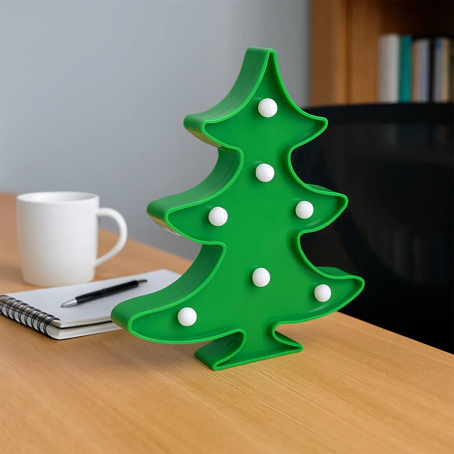 Christmas Tree Shape LED Decorative Night Light (1 Pc) - Detailed Feature View 3