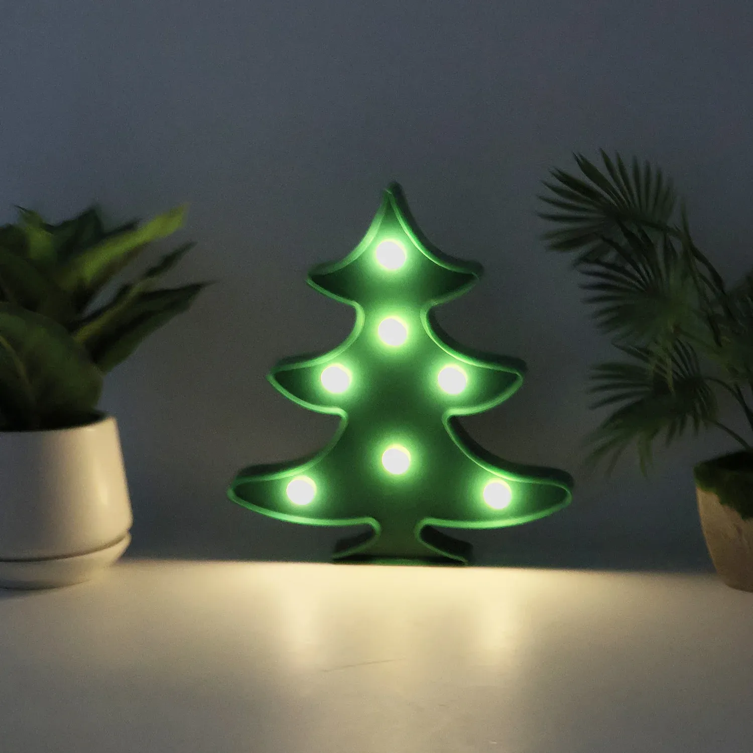 Christmas Tree Shape LED Decorative Night Light (1 Pc) - Detailed Feature View 2