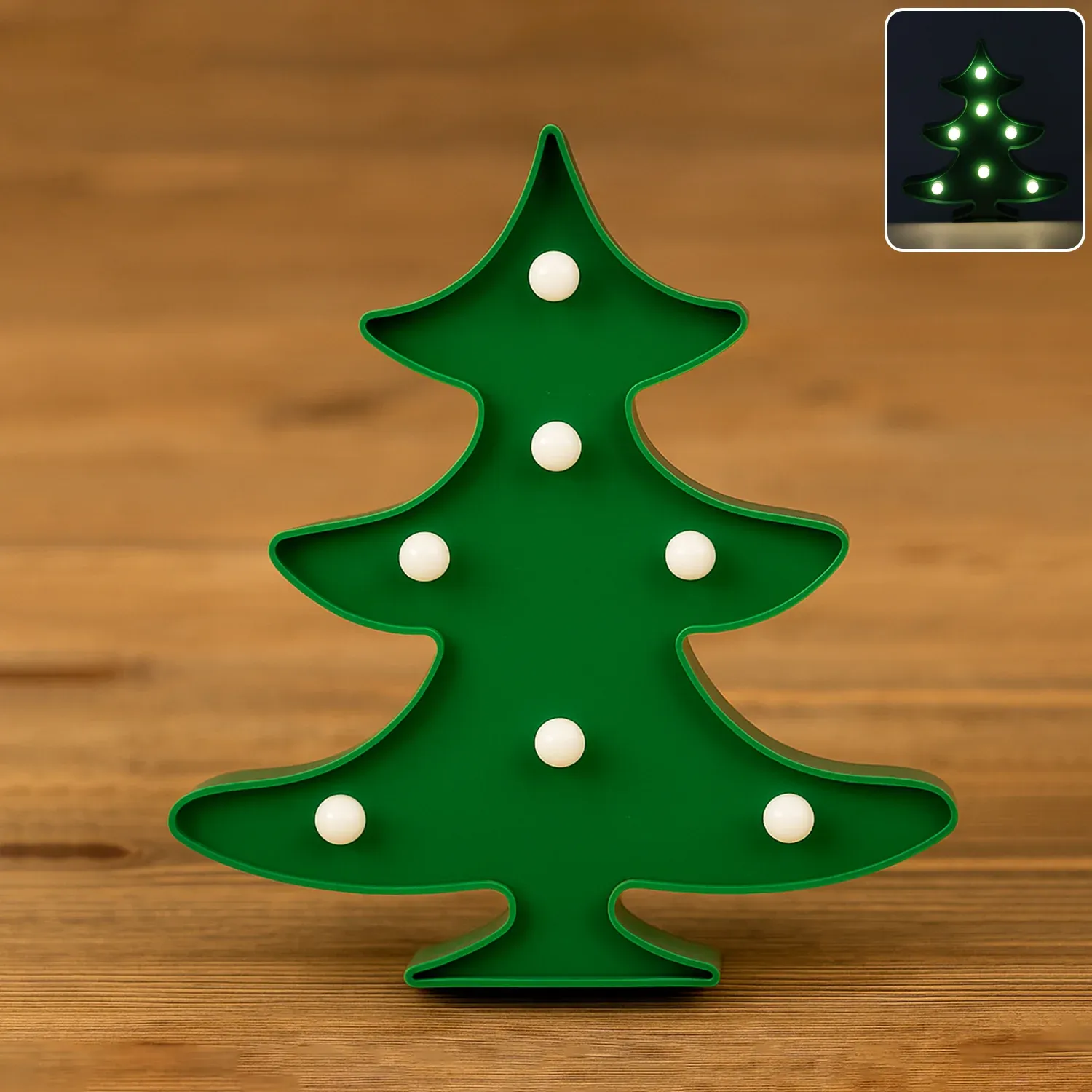 Premium Christmas Tree Shape LED Decorative Night Light (1 Pc) - Buy Online at Alikart