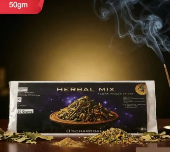 Herbal Mix Flora Natural Incense Sticks – 0% Charcoal, Aromatic Blend