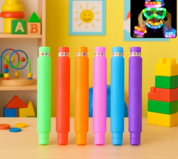 LED Glow Pop Tube – Stretchable Light-Up Sensory Toy