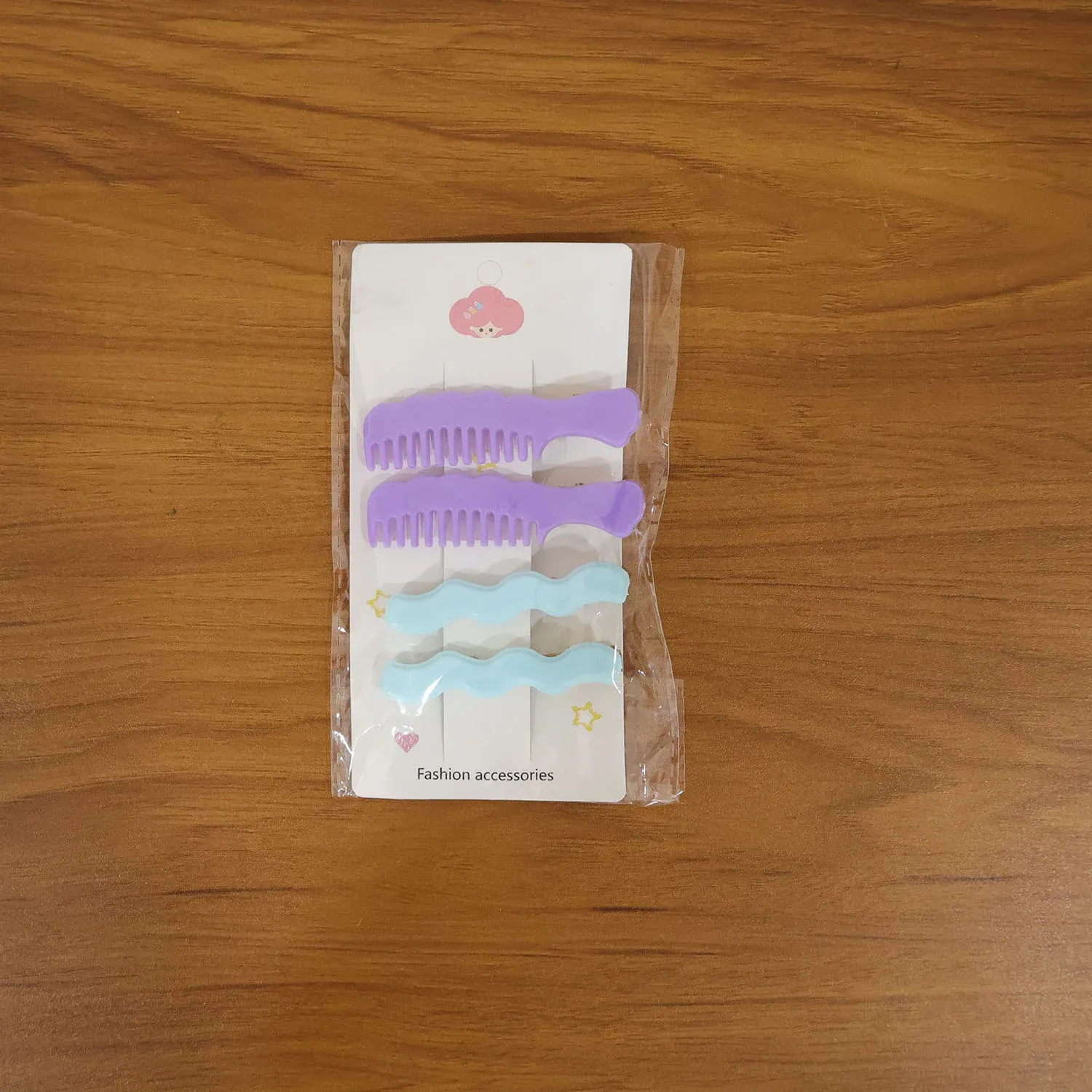 Comb-Shaped Hair Clips Set for Girls & Women – Stylish Hair Pins (4 Pc ) - Detailed Feature View 8