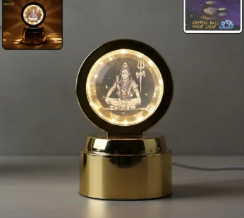 Mahadev 3D Crystal Ball Night Light (1 Pc)