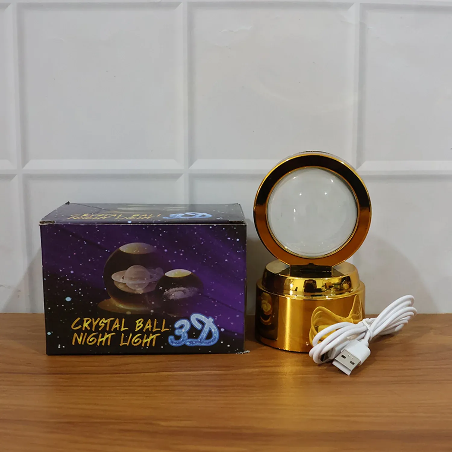 Mahadev 3D Crystal Ball Night Light (1 Pc) - Detailed Feature View 8