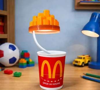 French Fries Style LED Desk Lamp with Pen Holder Flexible Study Lamp