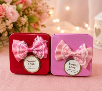Mini Gift Box with Bow – Elegant Jewelry & Keepsake Storage