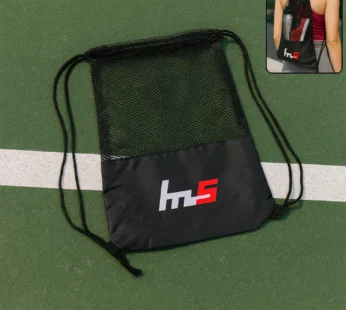 Mesh Drawstring Gym Sack – Breathable Sports Backpack for Workouts