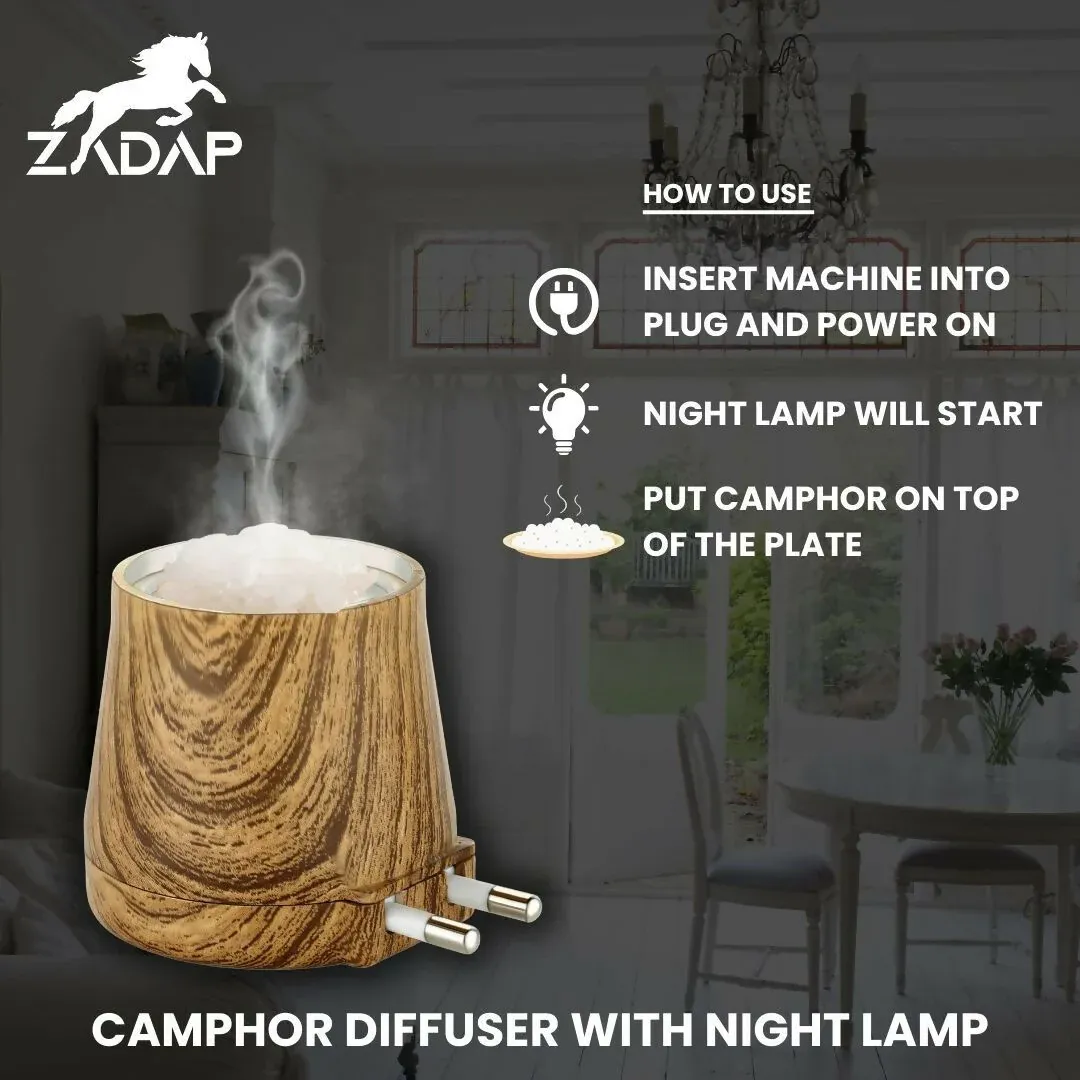 Kapoor Dani – Safe Electric Wooden Camphor Burner & Night Lamp - Detailed Feature View 10