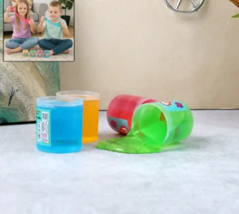 Khyati Frisky Clear Slime – Soft, Stretchy Sensory Play Gel 40g