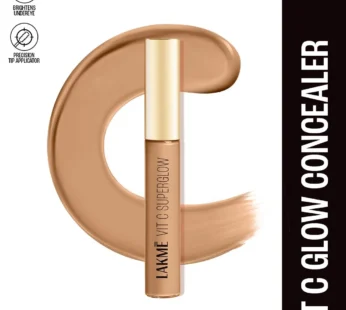 Lakme Makeup+Skincare 1%Vit-C Superglow Matte Concealer For Radiant Glow 5.4ml –  24 Beige