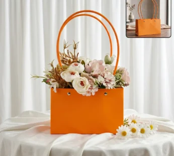 Foldable Flower Packaging Bag – Waterproof & Elegant Handle