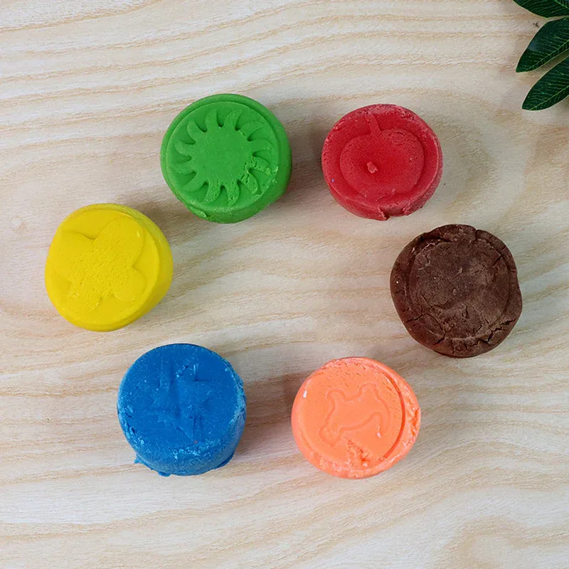 Khyati Frisky Dough Set – 6 Colour Modelling Clay with Roller & Cutter - Detailed Feature View 3