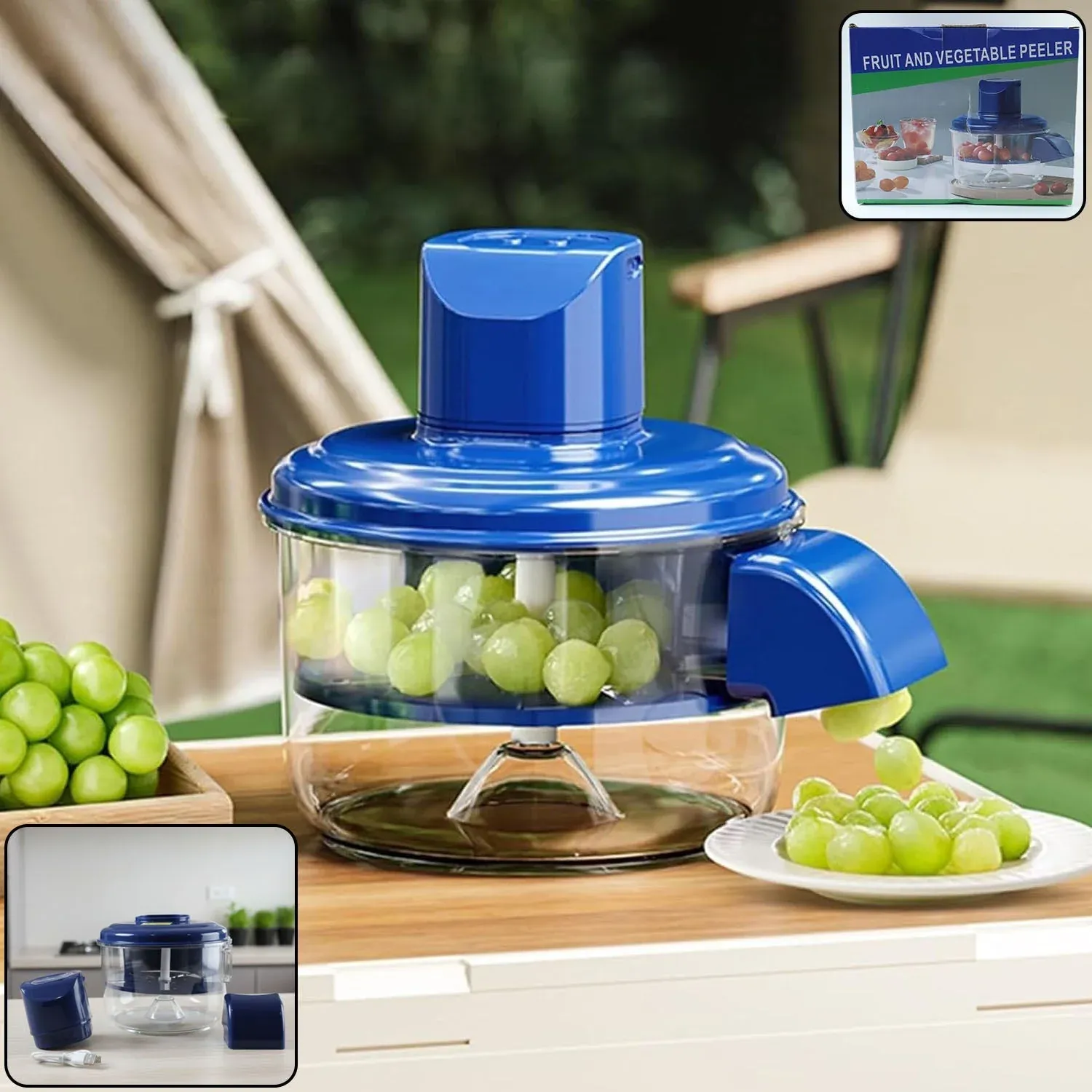 Premium Multi-Purpose Fruit and Vegetable Peeler Set (1 Set) - Buy Online at Alikart