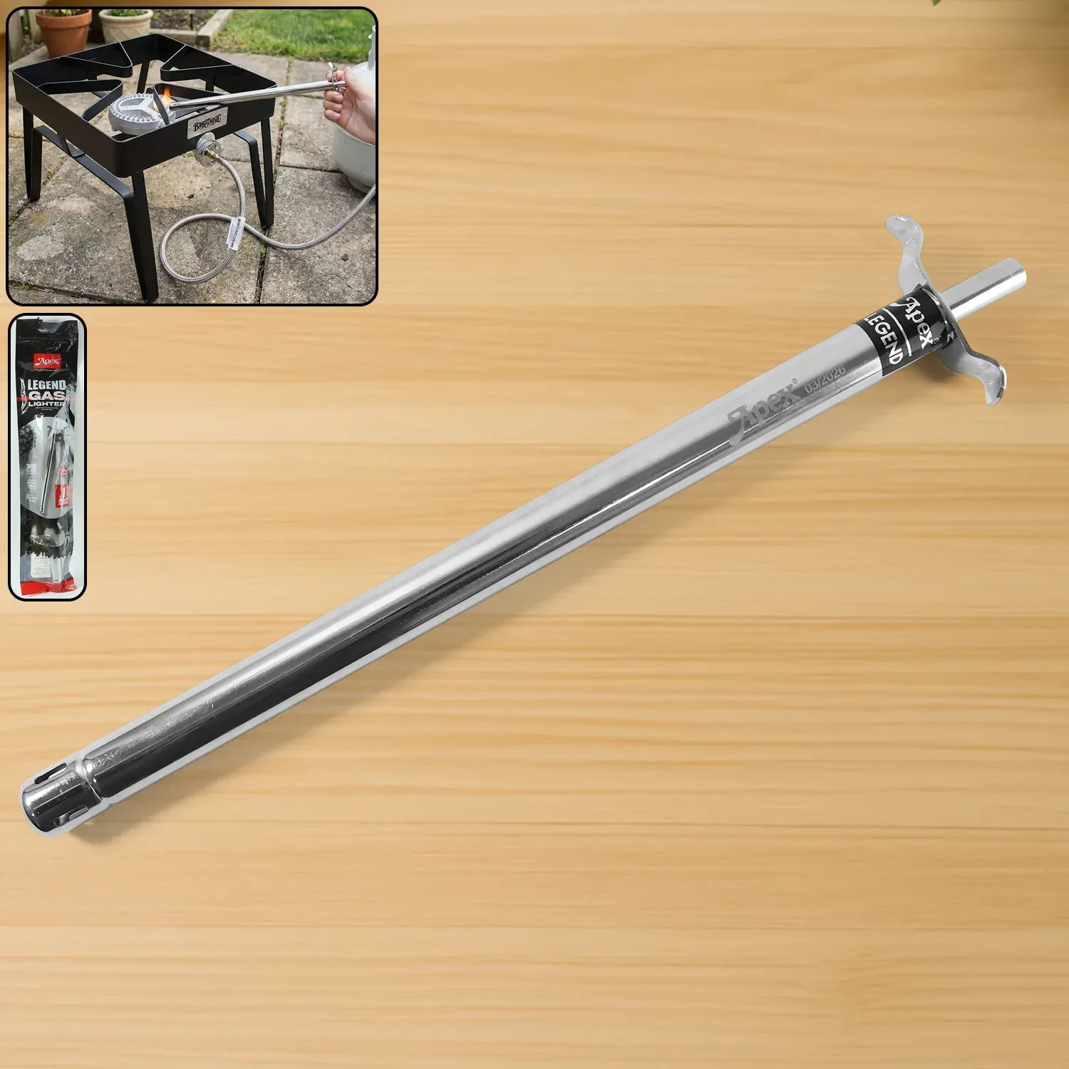 Premium Gas Stove Lighter – Extra-Long 1.5-Foot Stainless Steel Reach - Buy Online at Alikart