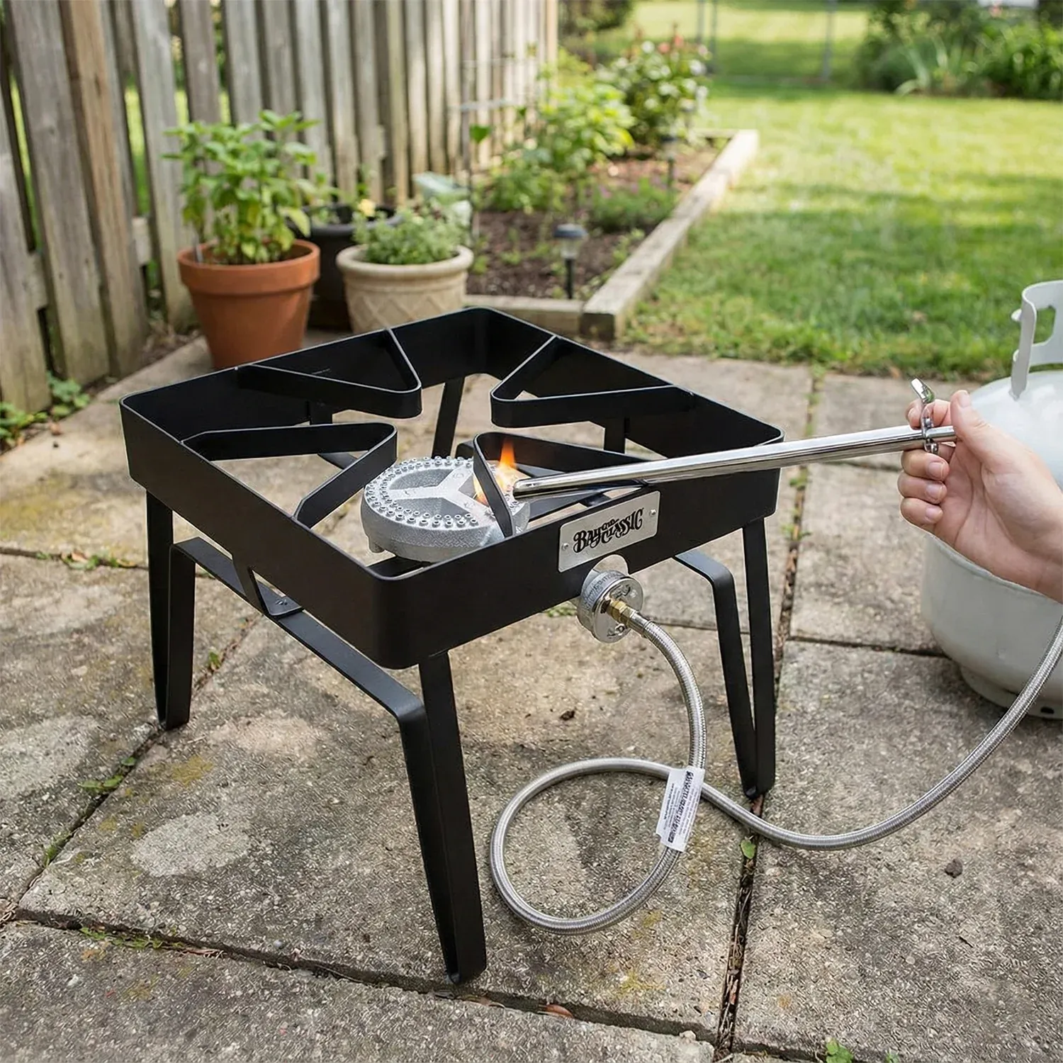 Gas Stove Lighter – Extra-Long 1.5-Foot Stainless Steel Reach - Detailed Feature View 6