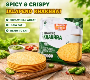 Naasta Baasta Jalapeno Khakhra Ready-to-Eat Crispy Whole Wheat Snack (200 Gm)