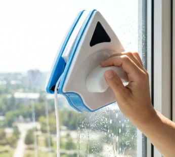 Double Sided Magnetic Glass Cleaner Tool – Easy Inside & Outside Cleaning
