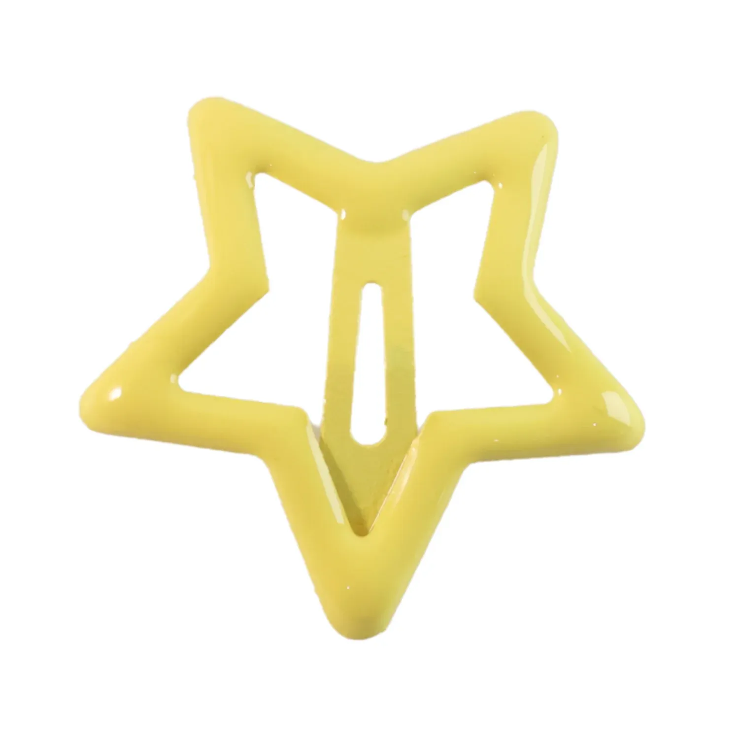 Star-Shaped Hair Clips for Girls – Pack of 3 Lightweight Barrettes - Detailed Feature View 4