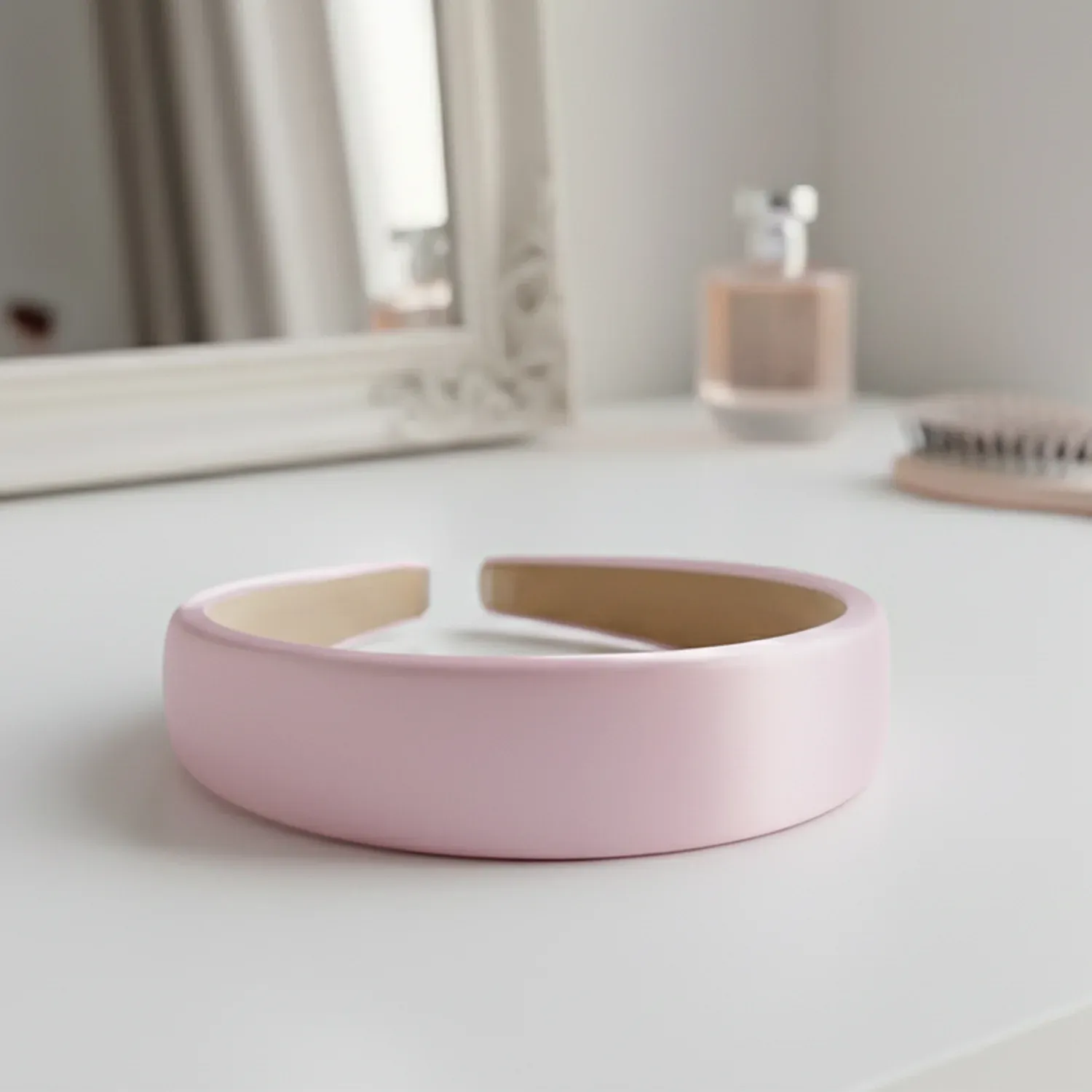 Elegant Padded Satin Finish Hairband for Women & Girls - Detailed Feature View 2