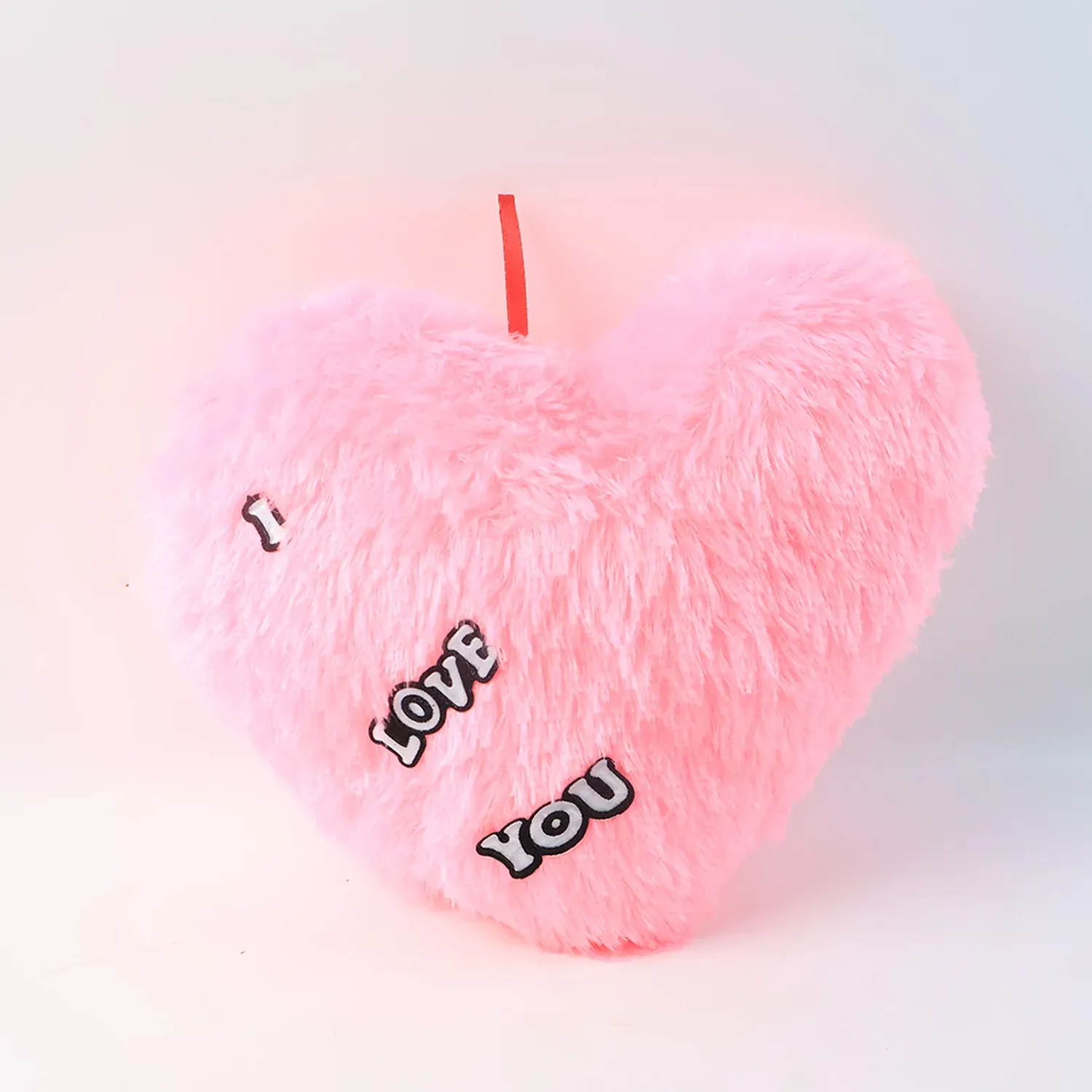 Heart Shape Plush Cushion – Soft & Romantic Love Pillow - Detailed Feature View 4