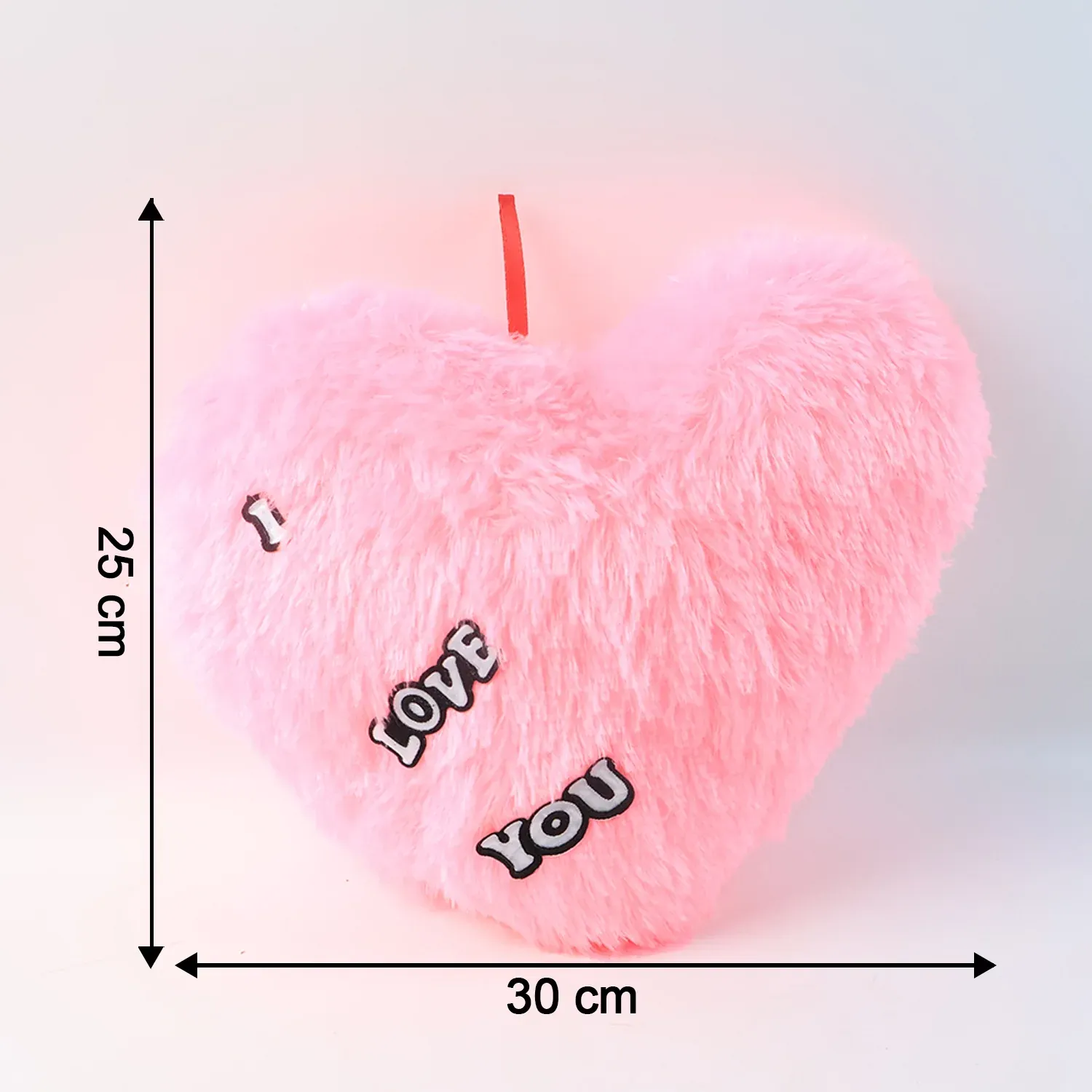 Heart Shape Plush Cushion – Soft & Romantic Love Pillow - Detailed Feature View 5