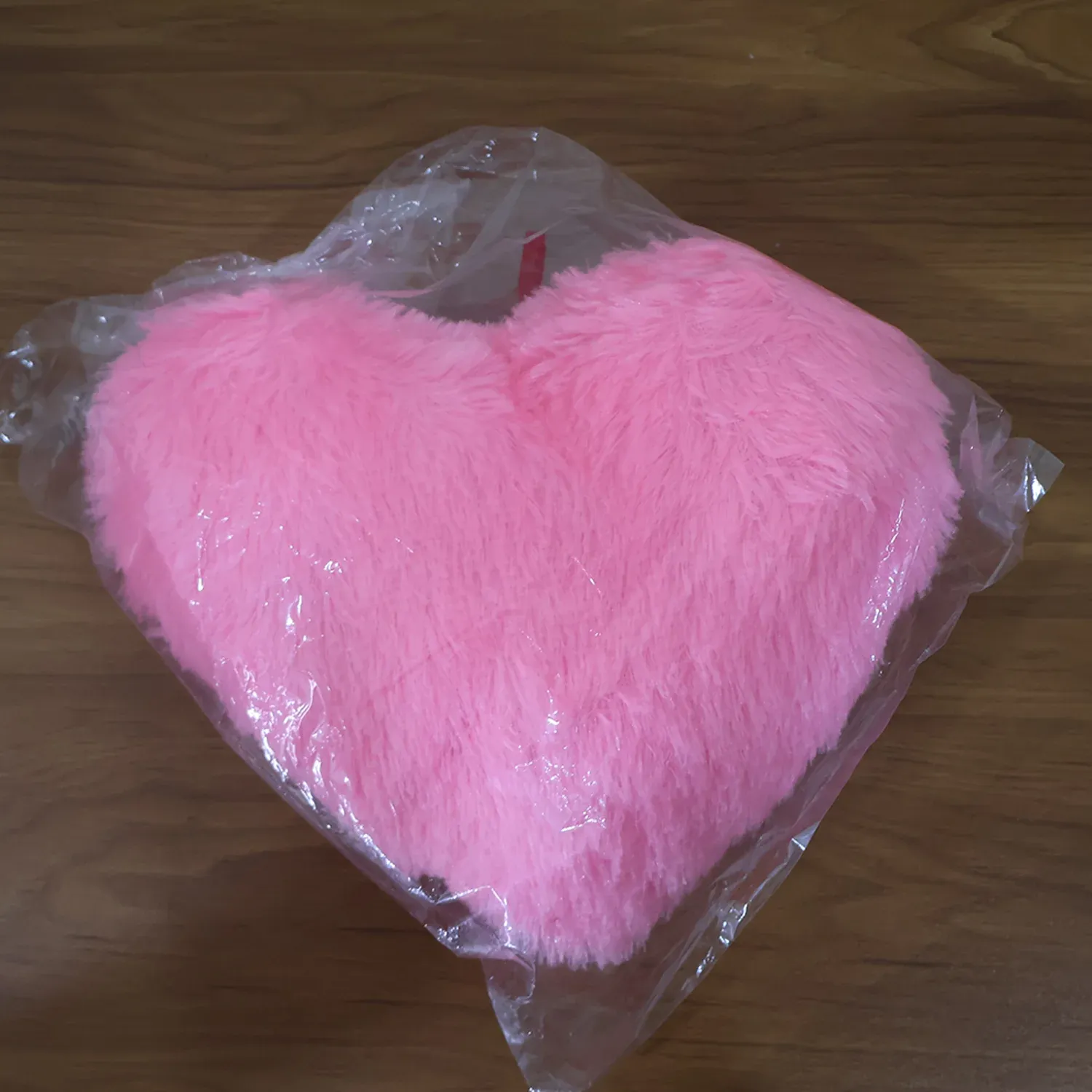 Heart Shape Plush Cushion – Soft & Romantic Love Pillow - Detailed Feature View 7