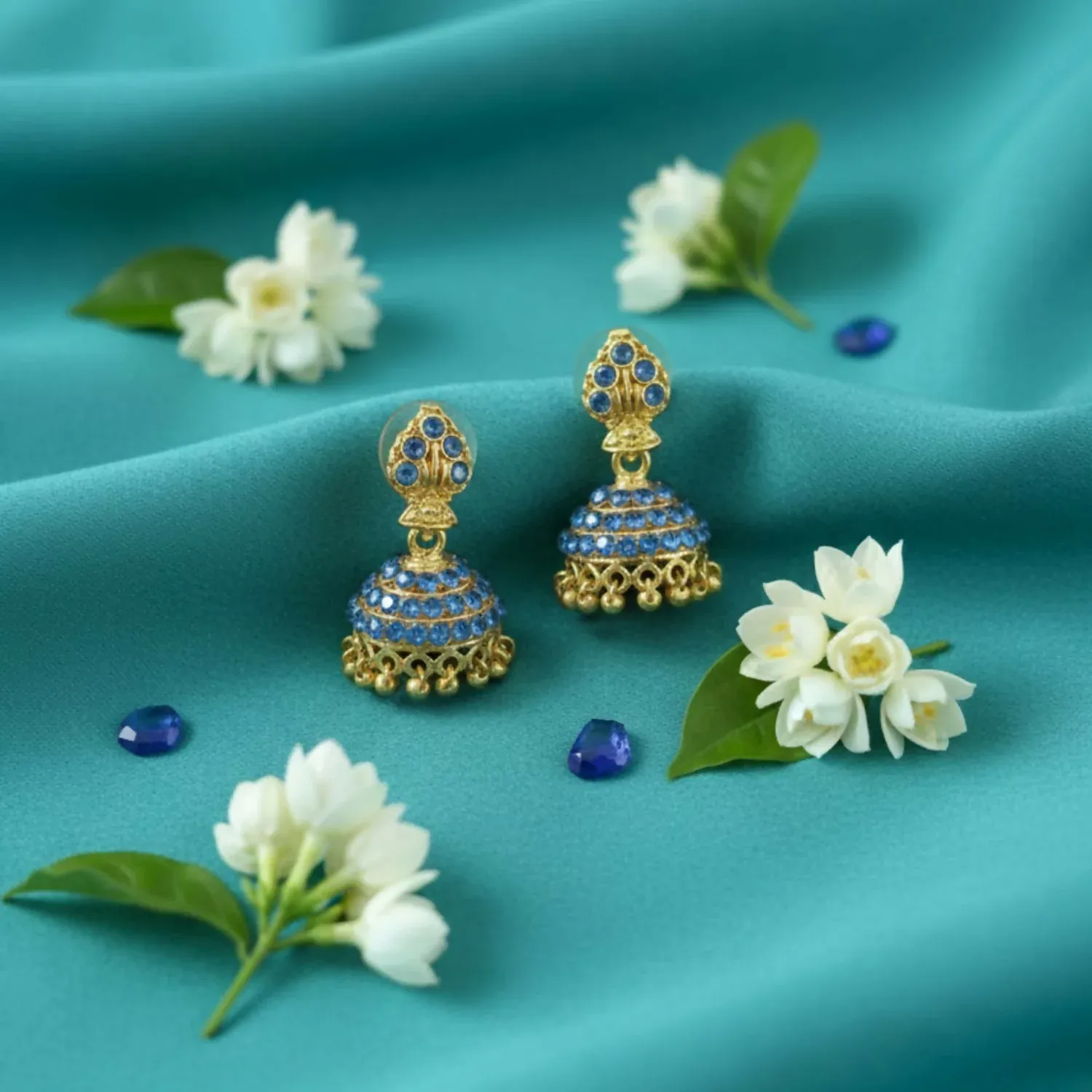 Premium Elegent Golden Earring For Women & Girl Traditional Jewellery Stylish Fancy Jhumka Earrings - Buy Online at Alikart