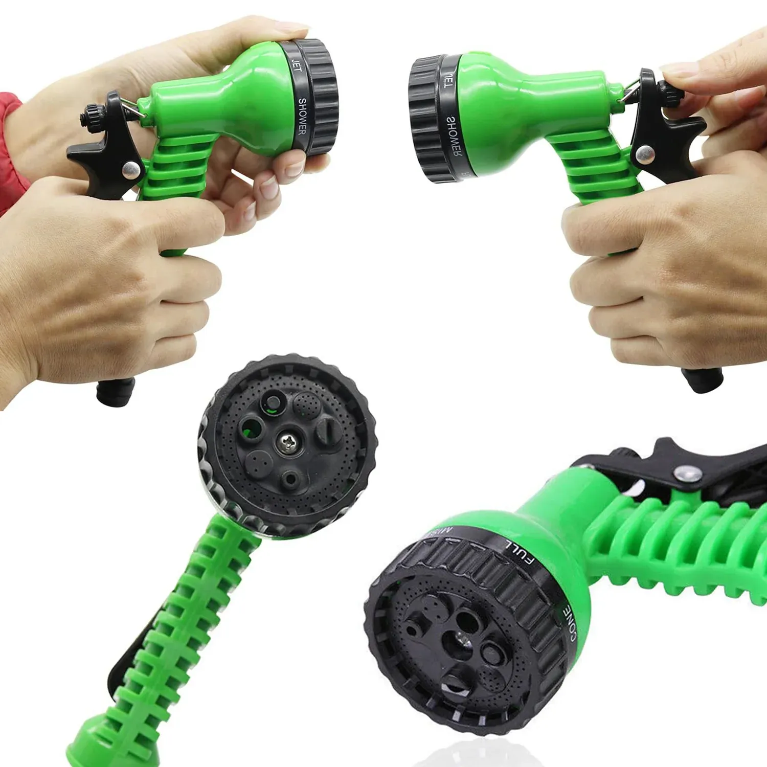 Garden Hose Spray Nozzle – Multi-Pattern with Flow Control - Detailed Feature View 8