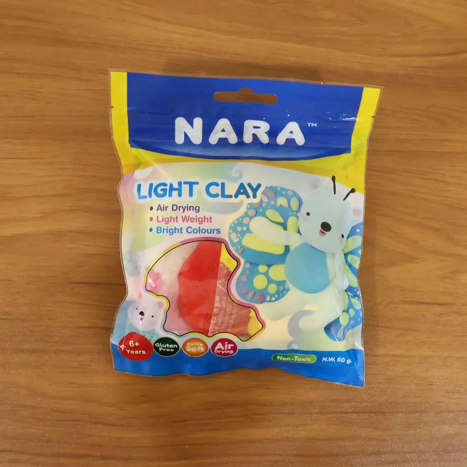 NARA Air Dry Light Clay for Kids Creative Sculpting and DIY Craft Activity - Detailed Feature View 7