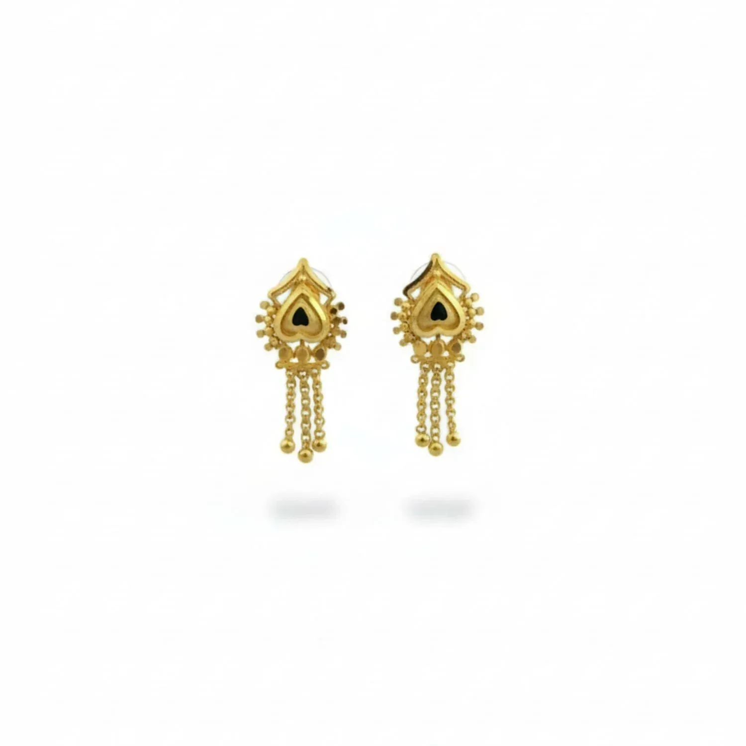 Gold-Plated Jhumka Earrings for Women – Traditional Ethnic Jewellery - Detailed Feature View 2