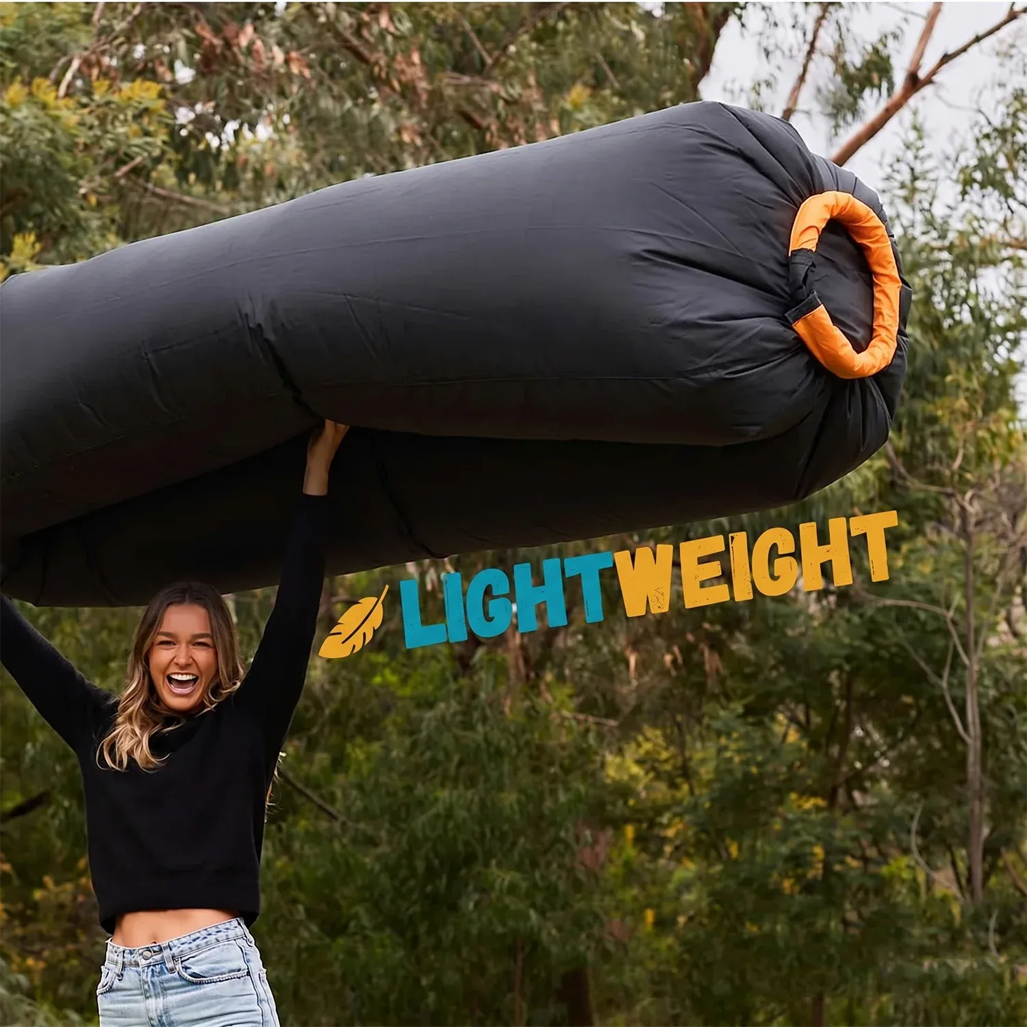 Portable Inflatable Air Lounger Sofa for Camping & Beach - Detailed Feature View 6