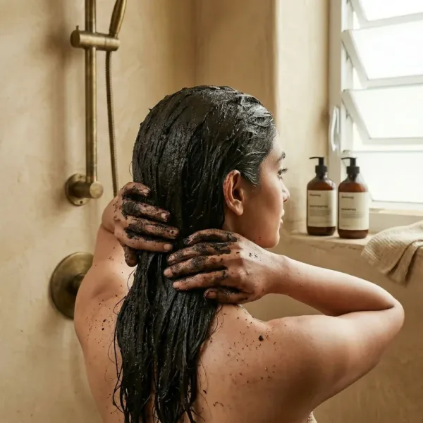 Natural Black Hair Wash Soil for Healthy Hair Care – 1 Kg