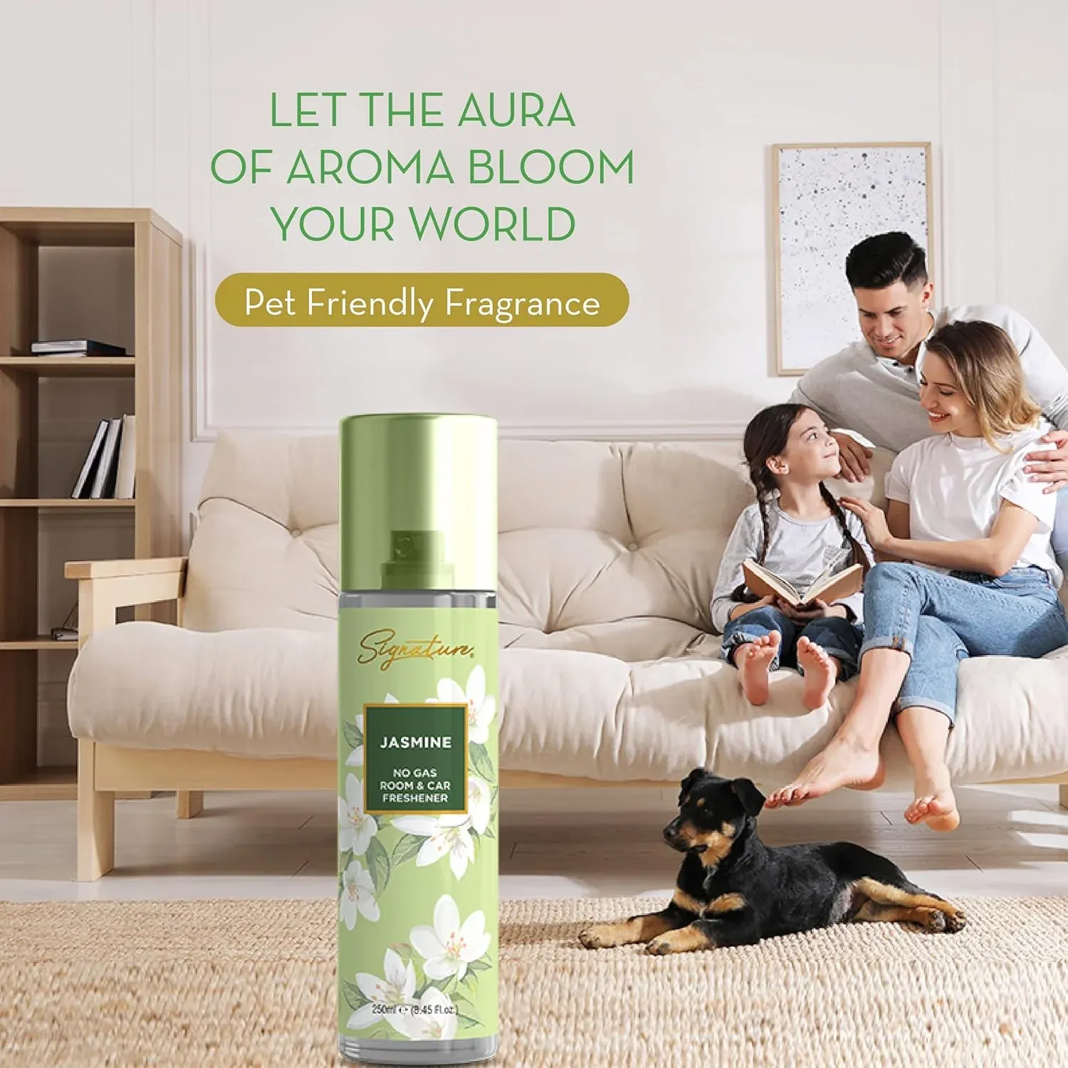 Jasmine Room & Car Freshener Spray – Long-Lasting Floral Fragrance - Detailed Feature View 7