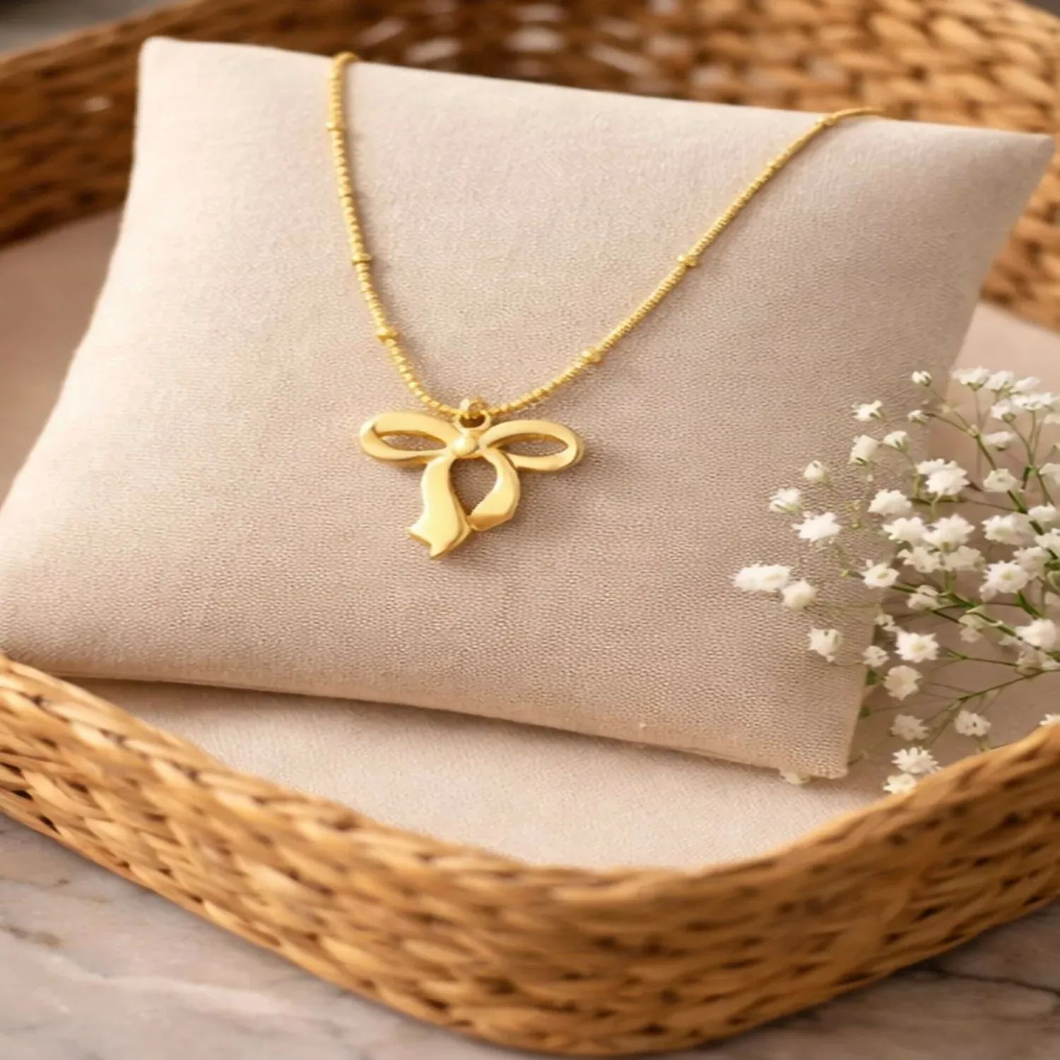 Pendant Necklace for Women | Minimalist Chain Necklace | Stylish Daily Wear Jewelry - Detailed Feature View 2