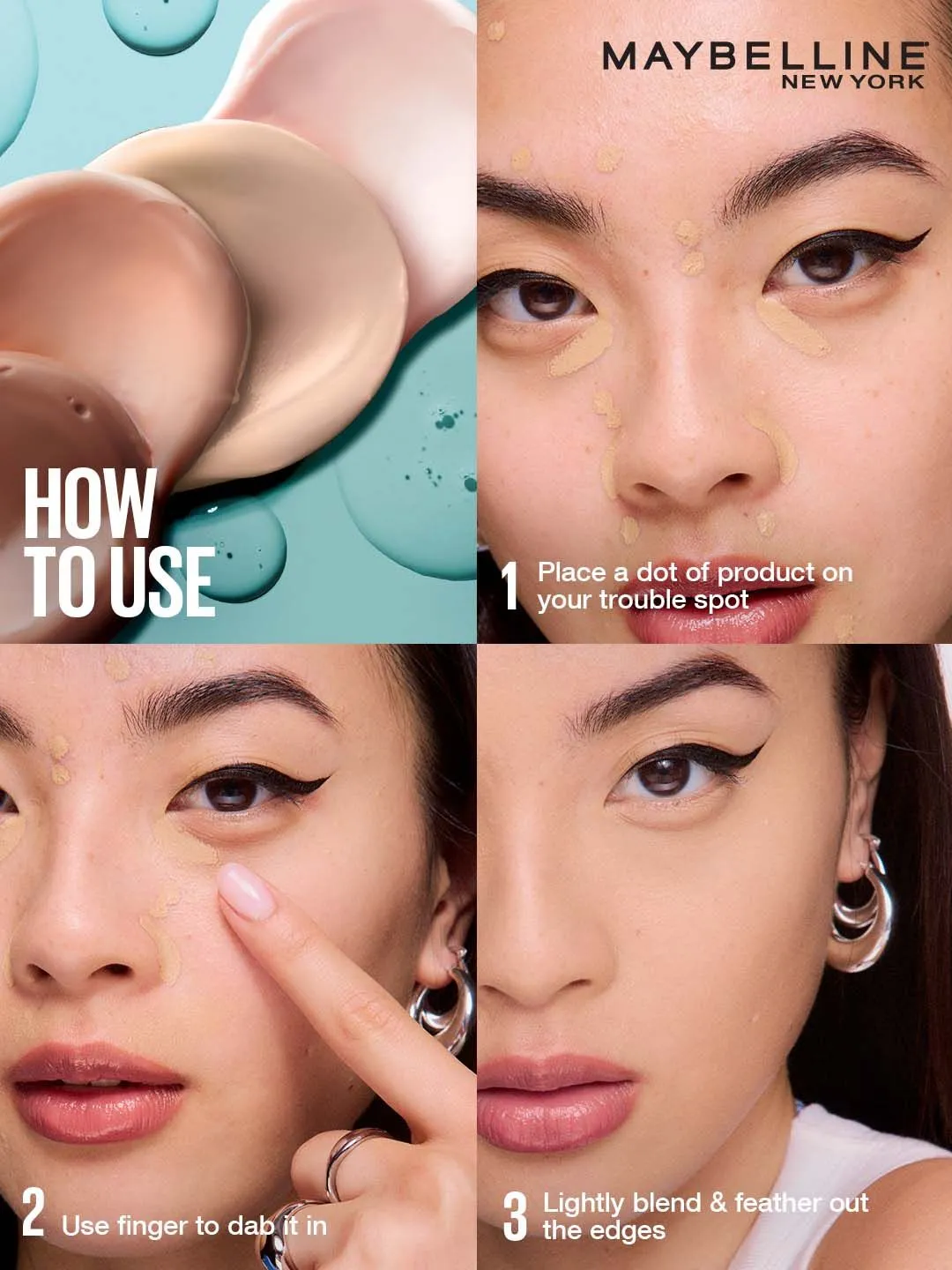 Maybelline New York Fit Me Spot Rescue Full Coverage Concealer 15ml - Acne Safe - Shade 60 - Detailed Feature View 8