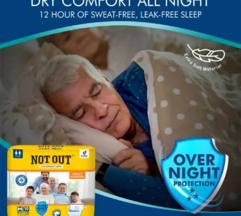 Adult Taped Diaper with Antibacterial Protection – Leakproof Design, Up to 10 Hours Comfort