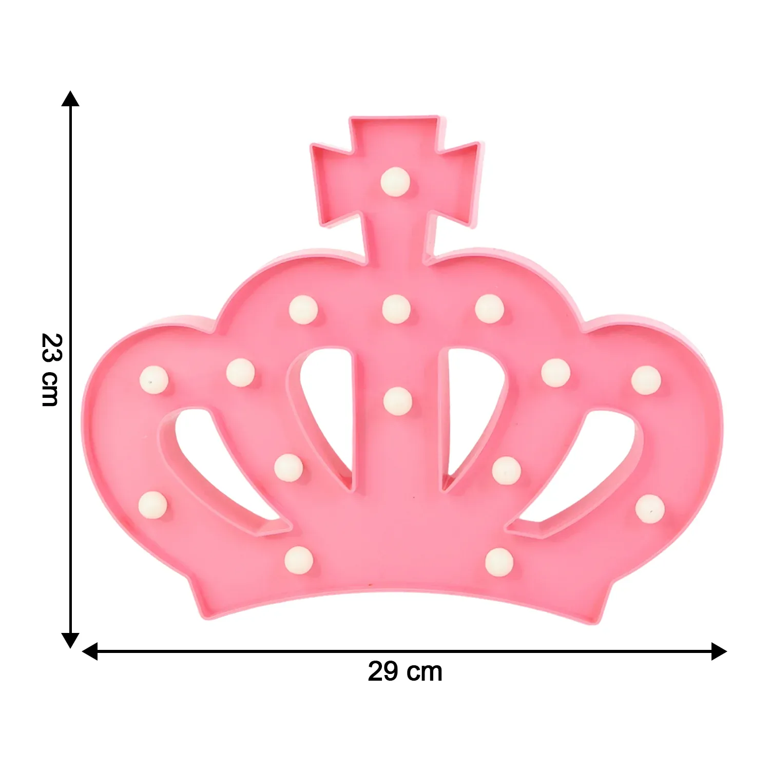 Crown LED Night Light – Battery Operated Decorative Lamp - Detailed Feature View 5
