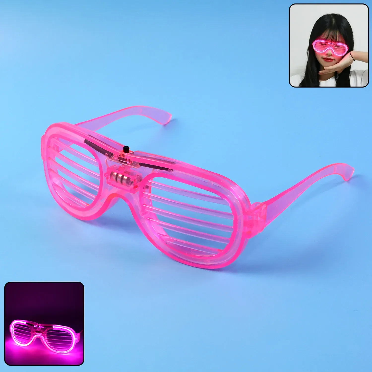 Premium LED Light-Up Party Glasses – Bright & Comfortable Accessory - Buy Online at Alikart