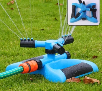Garden Water Sprinkler – 360° Rotating for Full Coverage