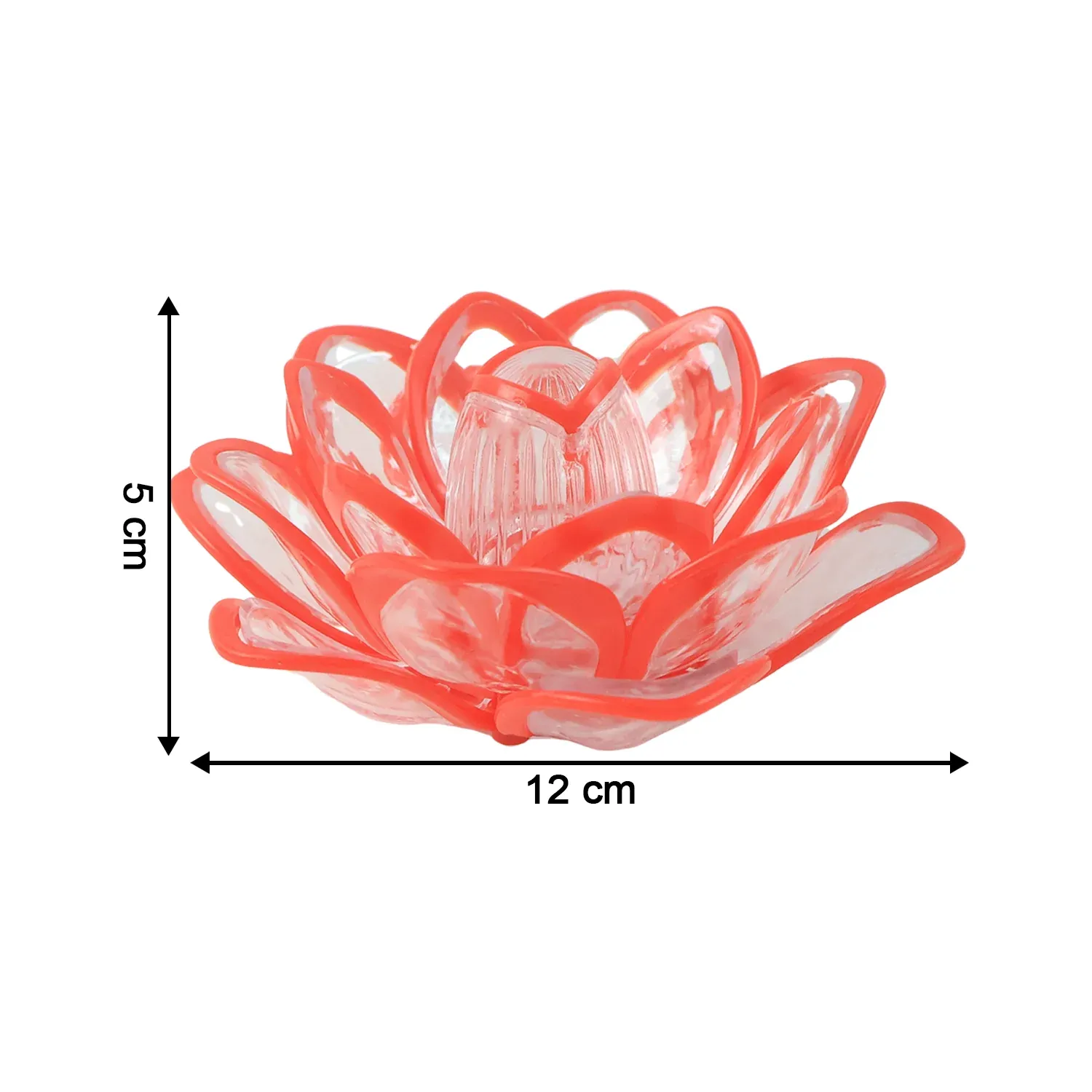 Lotus Shaped LED Flameless Candles – Set of 6 Decorative Lights - Detailed Feature View 7
