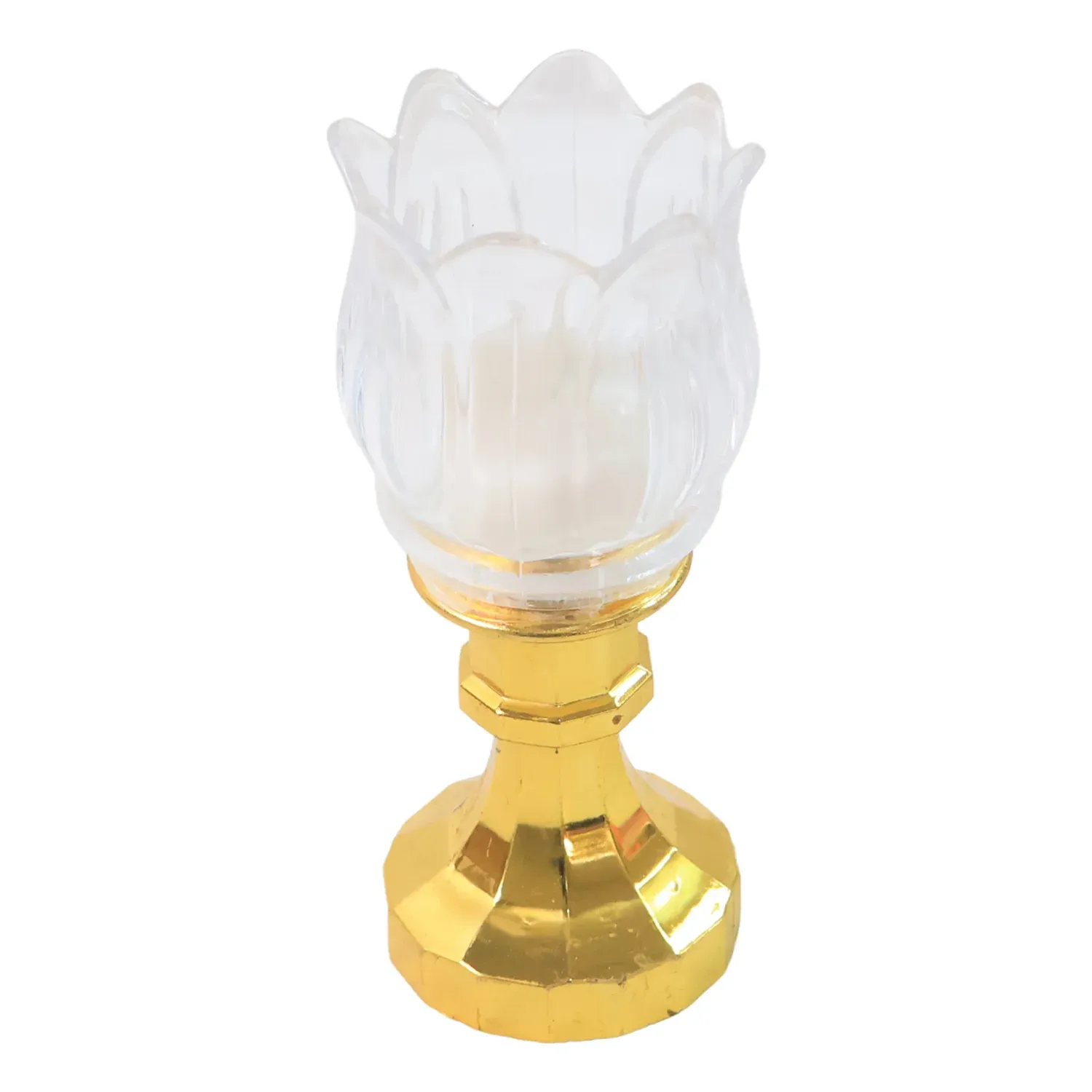Premium Lotus Shaped LED Decorative Lamp with Stand - Detailed Feature View 4