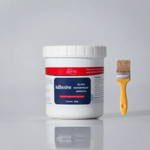 300ml Magic Crack Fill Glue with Brush (Black)– Waterproof Wall Crack Filler & Sealant