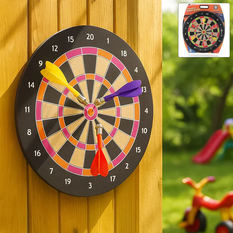 Premium Aditi Magnetic Dart Board Game | Safe Indoor Magnetic Dart Set - Buy Online at Alikart